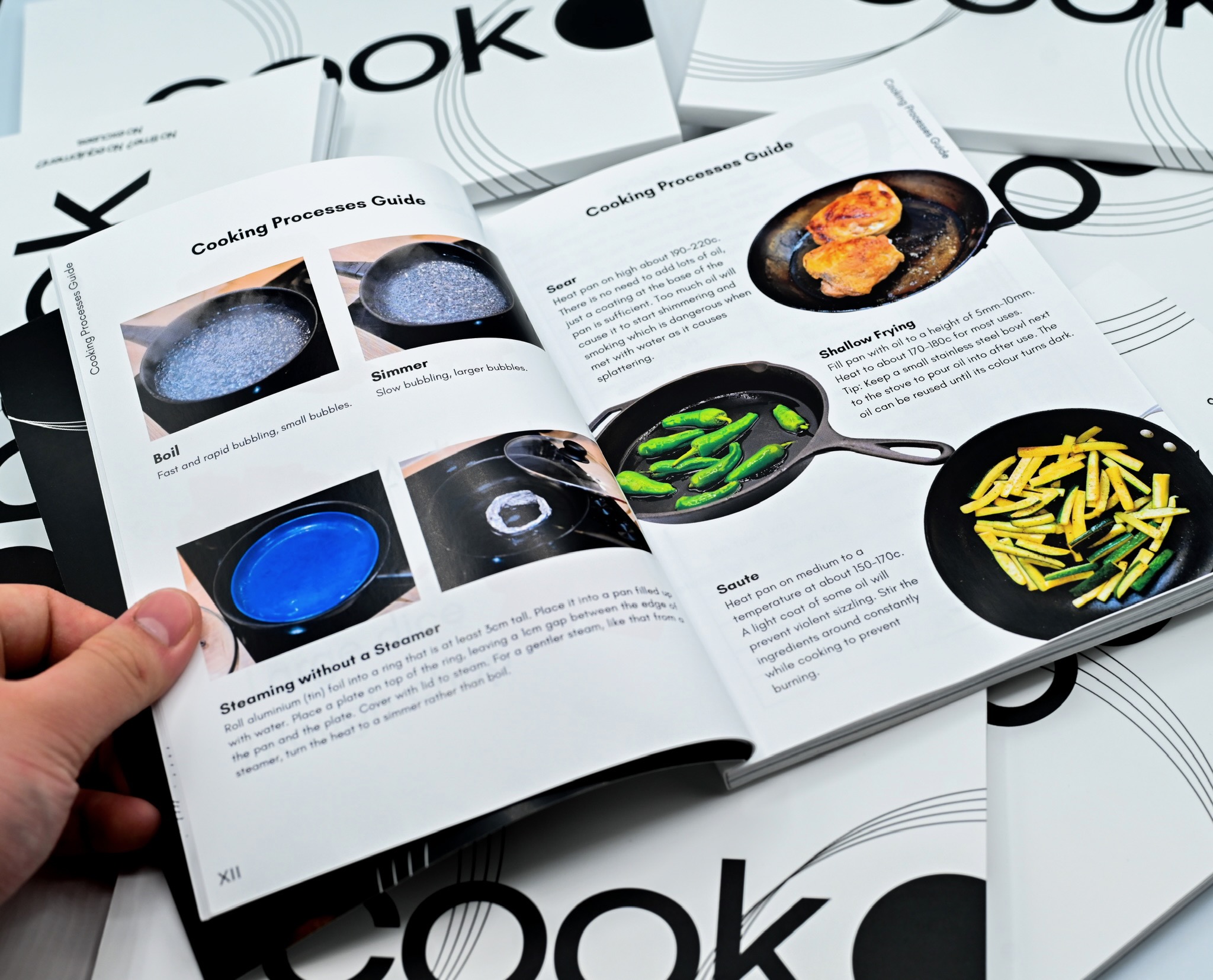 Cookbook spread preview
