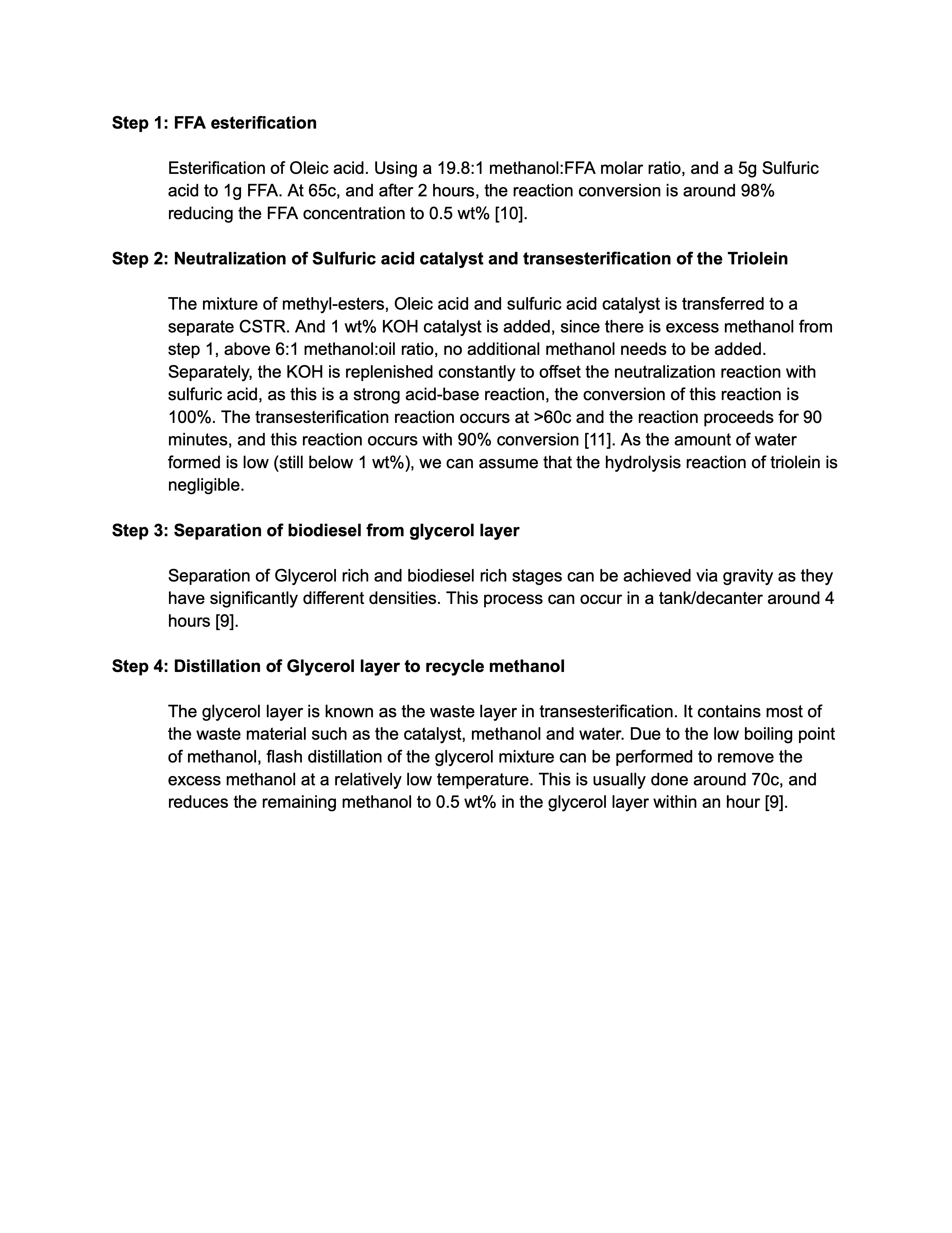 Process design report page 6