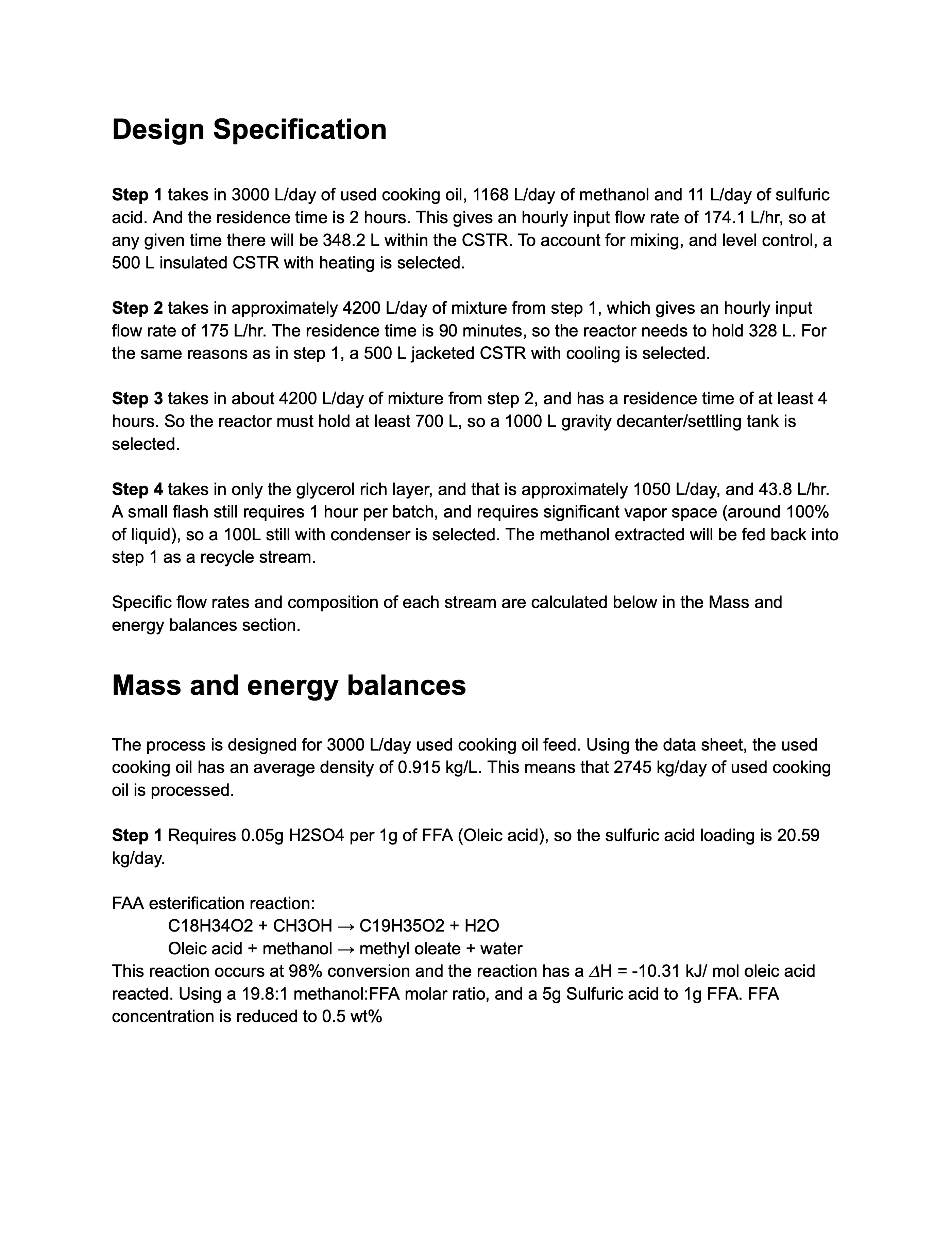 Process design report page 7