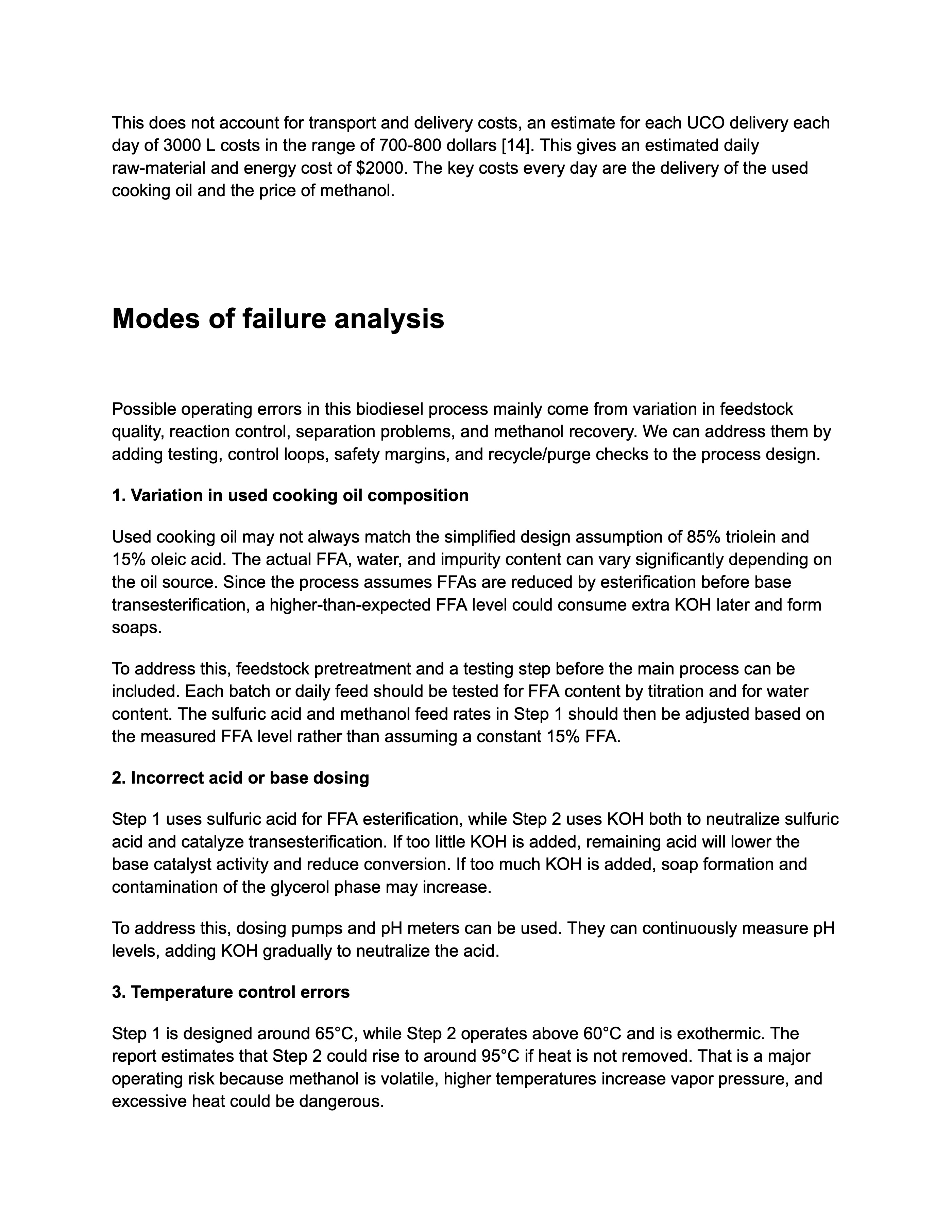 Process design report page 13