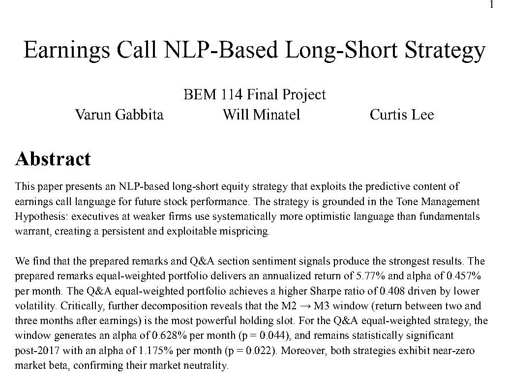 Title and abstract preview from the BEM 114 report