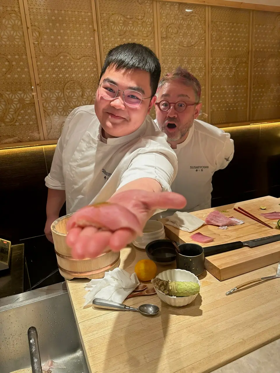 Sushi chefs and nigiri, image 1