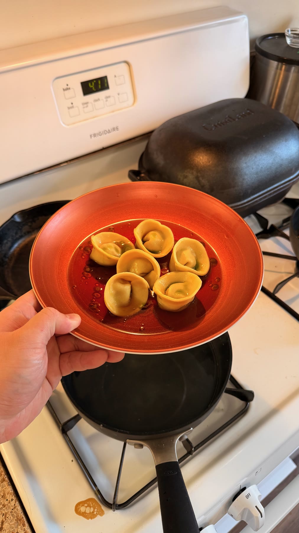 ChickenTruffleCapaletti — ChickenJellyandtruffleTortelliniinConsomme