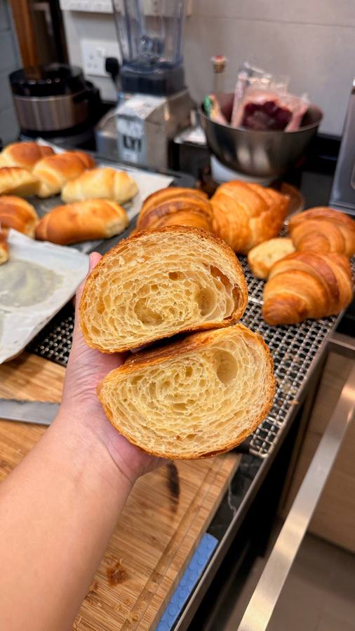 Croissant bake 7